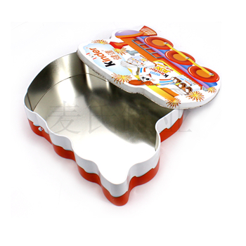 異形卡通巧克力包裝鐵盒, 精致糖果馬口鐵罐生產(chǎn)廠(chǎng)家