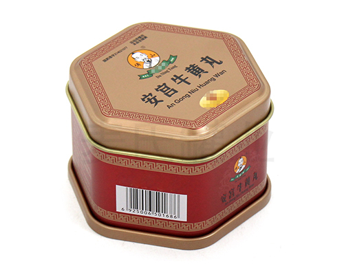 安宮牛黃丸鐵皮包裝盒 安宮牛黃丸鐵皮包裝盒