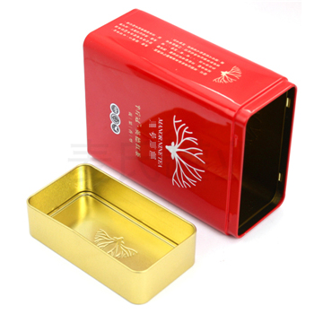 英德紅茶鐵盒,方形茶葉鐵盒包裝